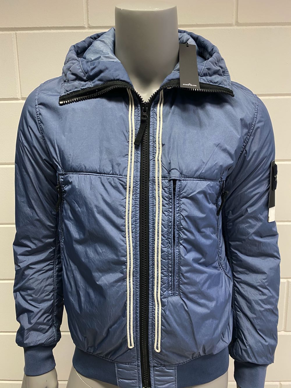 Knikken belediging rijk Stone Island Garment Dyed Crinkle Reps jas | Blauw - Top Deals Mode