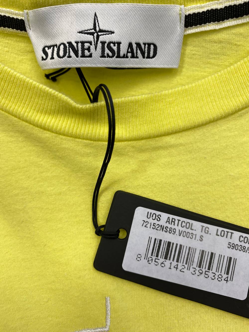 Industrieel shit vliegtuigen Stone Island T-shirt | Geel - Top Deals Mode