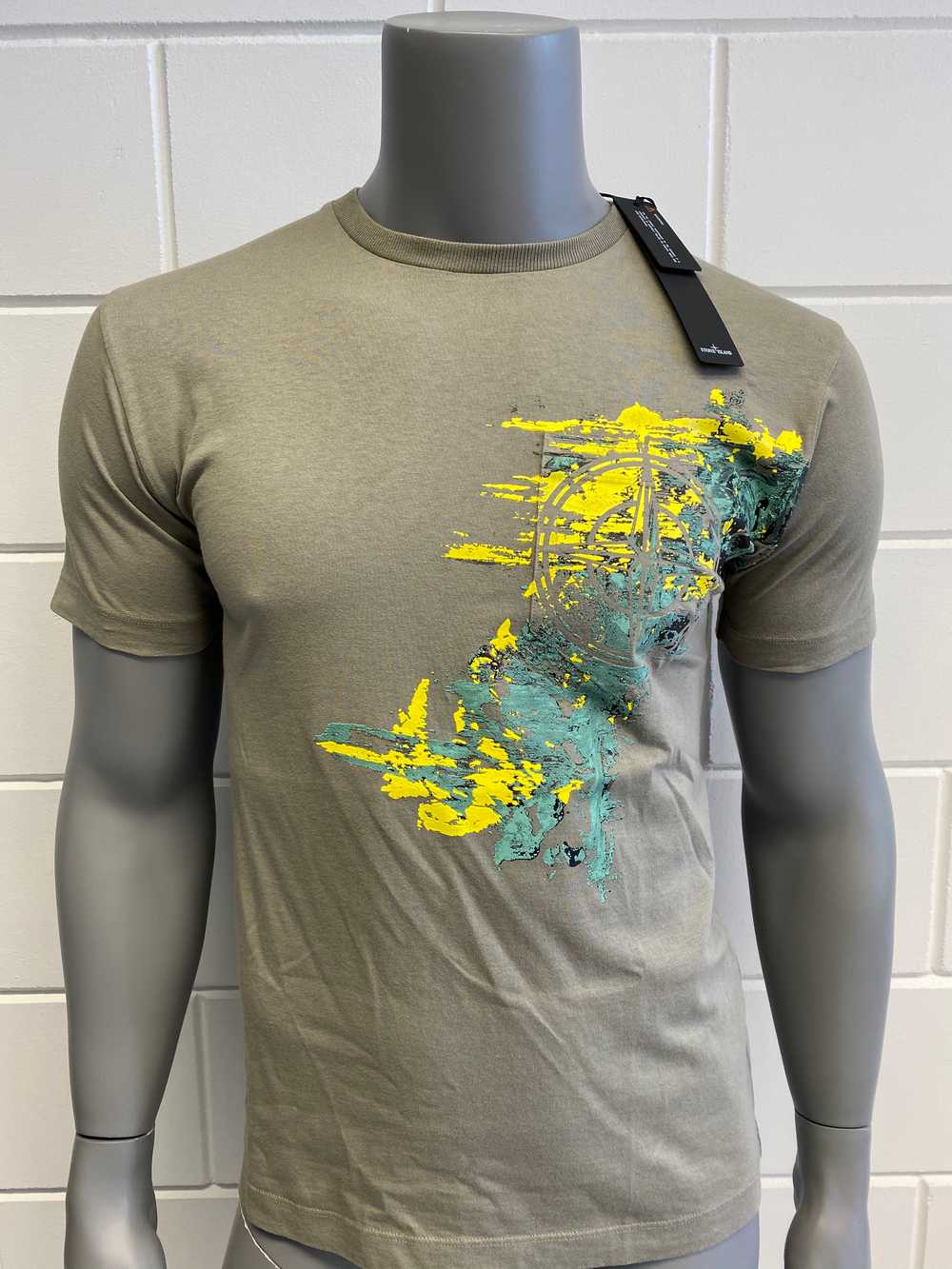 laten vallen heerser motto Stone Island T-shirt Front Paint | Groen - Top Deals Mode